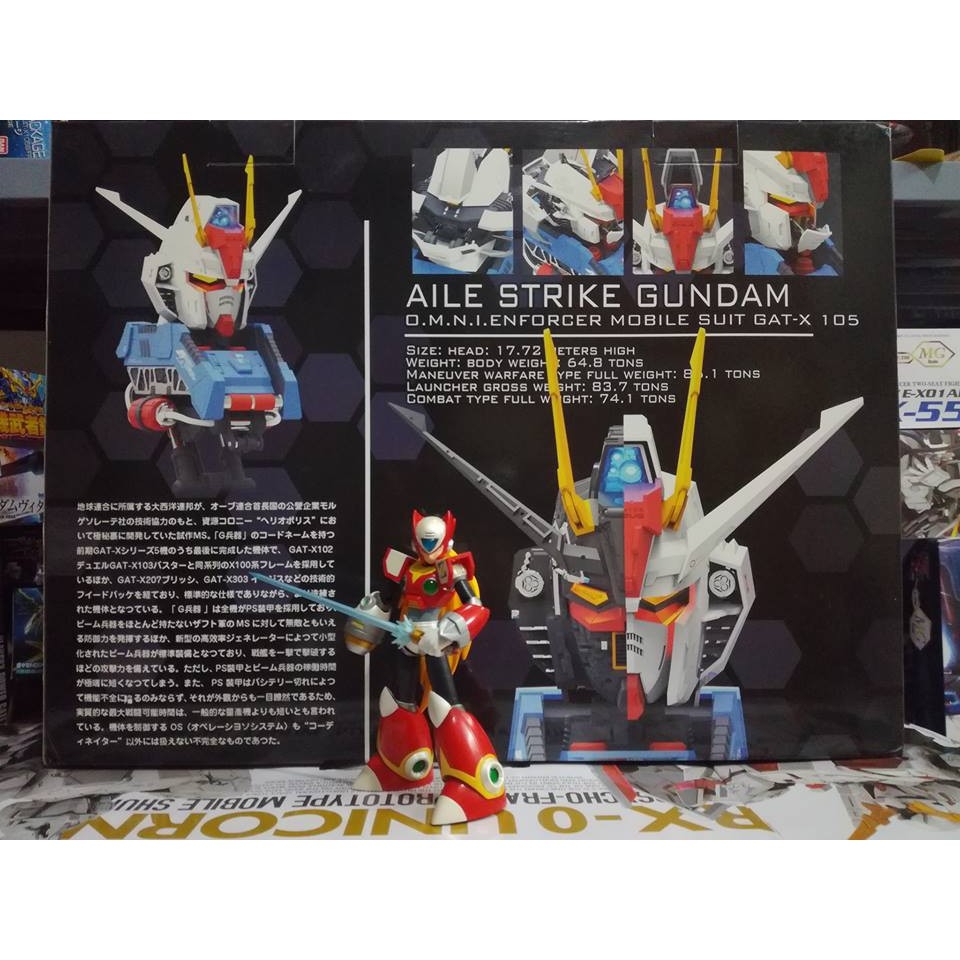 Mô hình lắp ráp BTF 1/24 GAT-X 105 Strike Gundam Head Bust