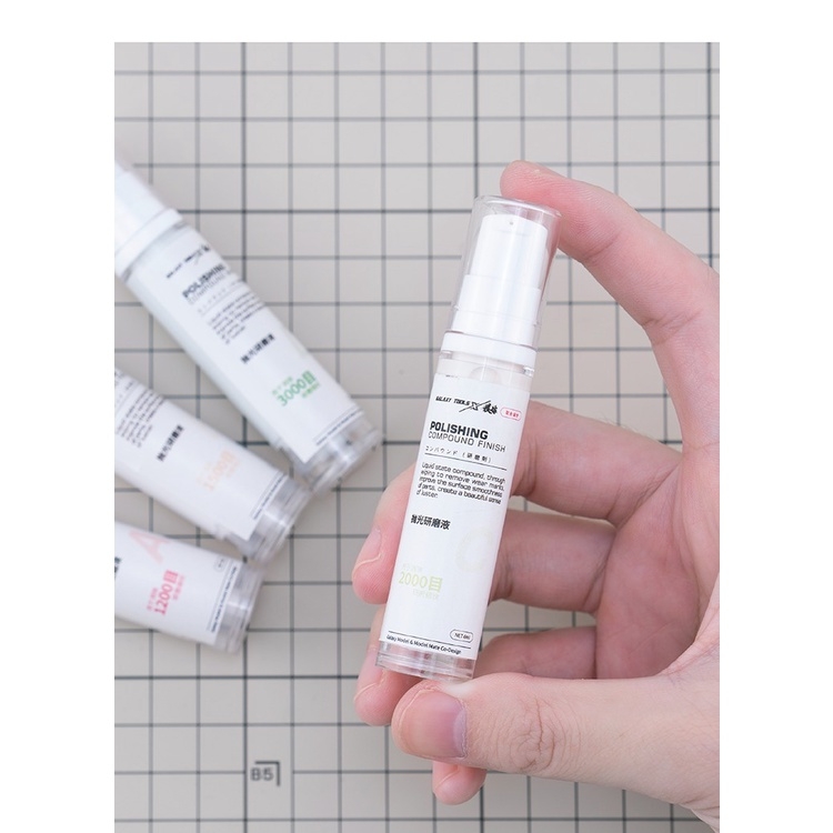 Dụng cụ đánh bóng mô hình Galaxy Polishing Compound 1200 - 3000 fine grinding fluid