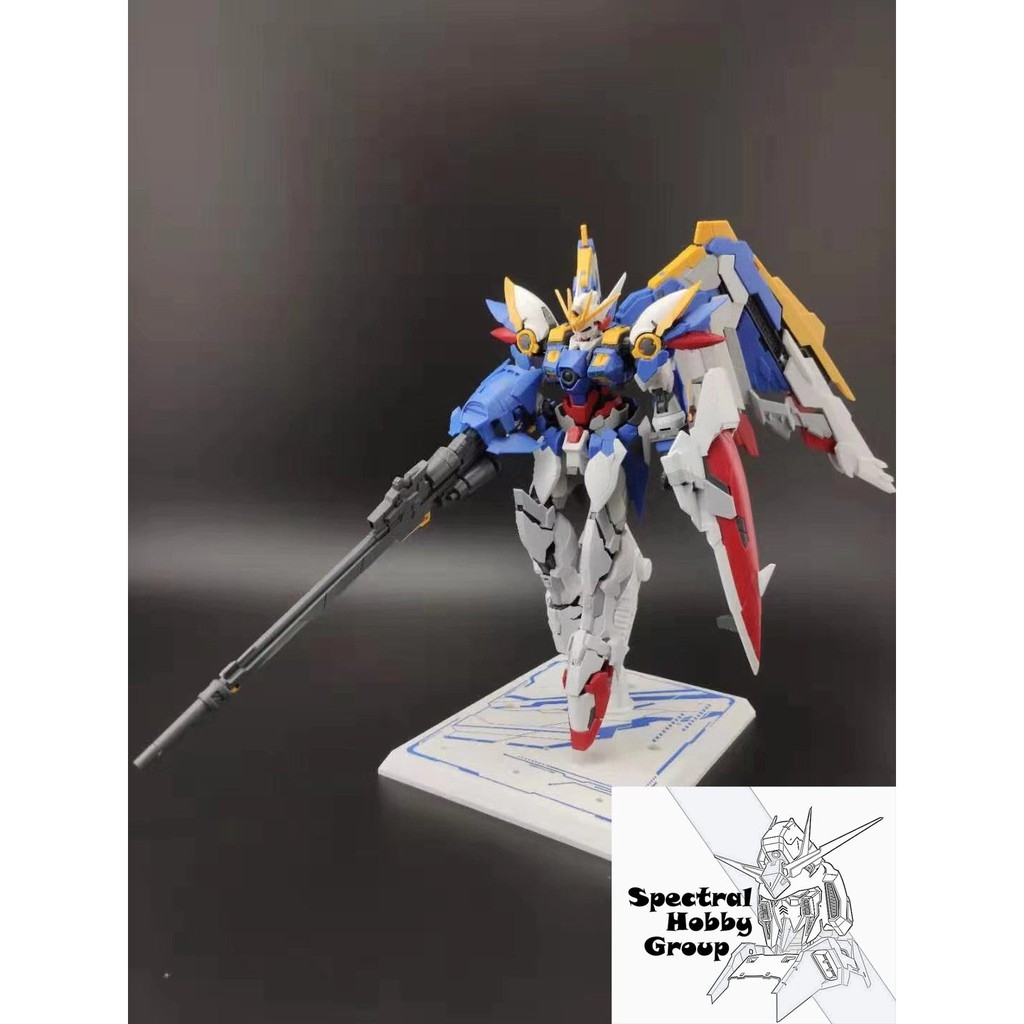 Mô hình lắp ráp MJH MG 1/100 Gundam Wing EW ver HIRM hires (kèm đế action base)