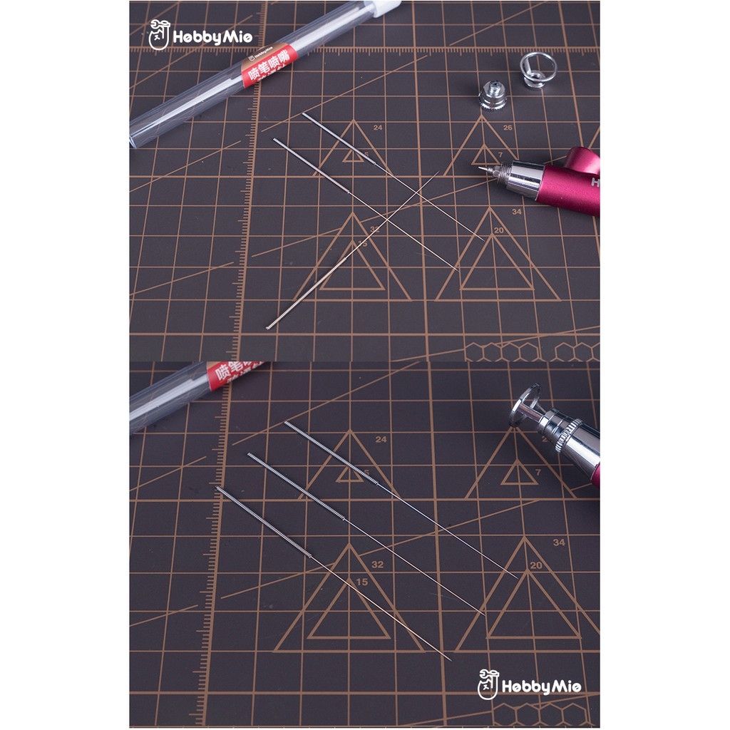 Dụng cụ mô hình que vệ sinh thông đầu bút sơn airbrush nozzle dredge needle Hobby Mio Ustar