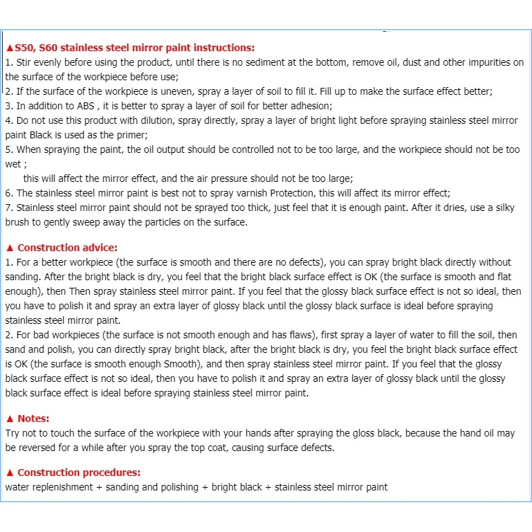 Sơn mô hình Stainless Steel Mirror | Titanium | Super Chrome Silver S50 S60 Sunin