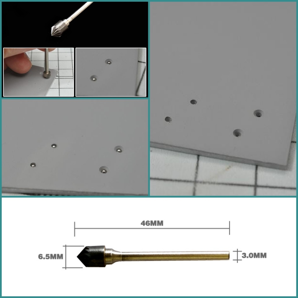 Dụng cụ mũi khoan kỹ thuật lỗ tròn loe mài khắc reamer chamfer ustar Rotary File UA90640