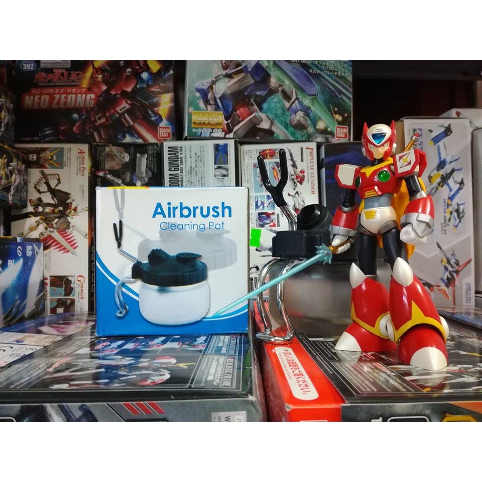 Bình xúc rửa bút sơn gác bút - Airbrush Cleaning Pot