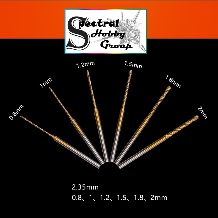 Dụng cụ mũi khoan tốc độ cao Titanium 0.8 - 2.0mm PCD high speed steel twist drill 2.35mm