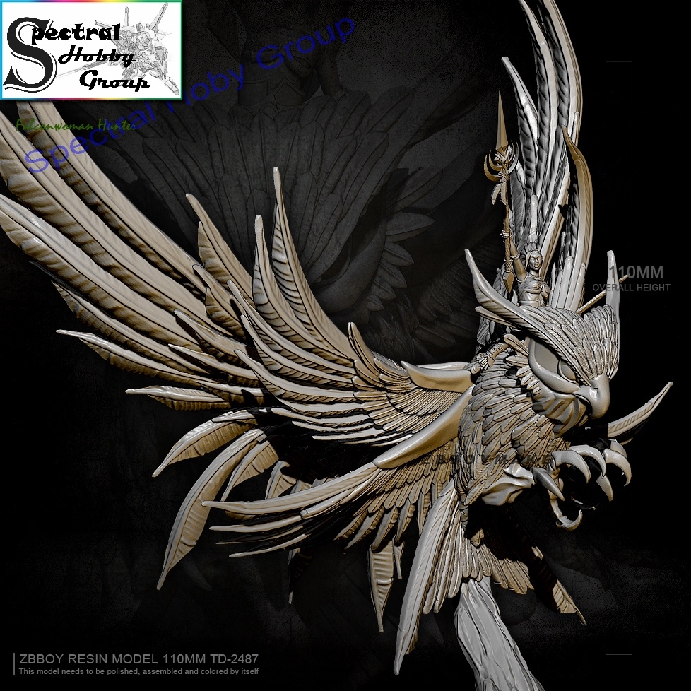 Mô hình nhựa Resin 110mm Nighthawk Elf Hunter TD2487