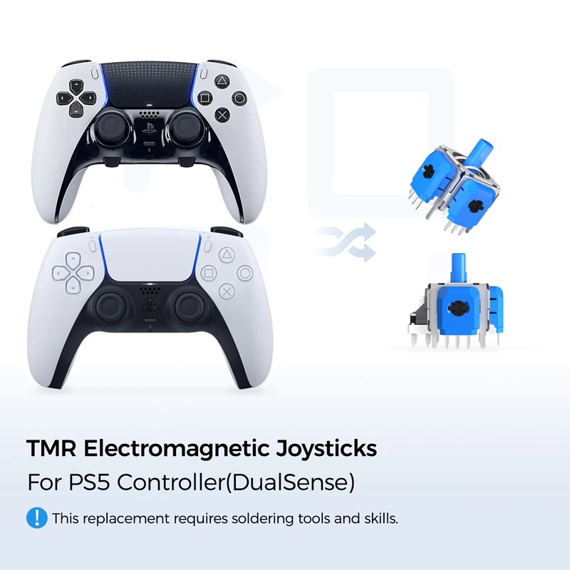 Cần điều khiển chống trôi điện từ  AKNES × HALLPI TMR magnetic resistance Hall effect joystick PS4/PS5/XBOX