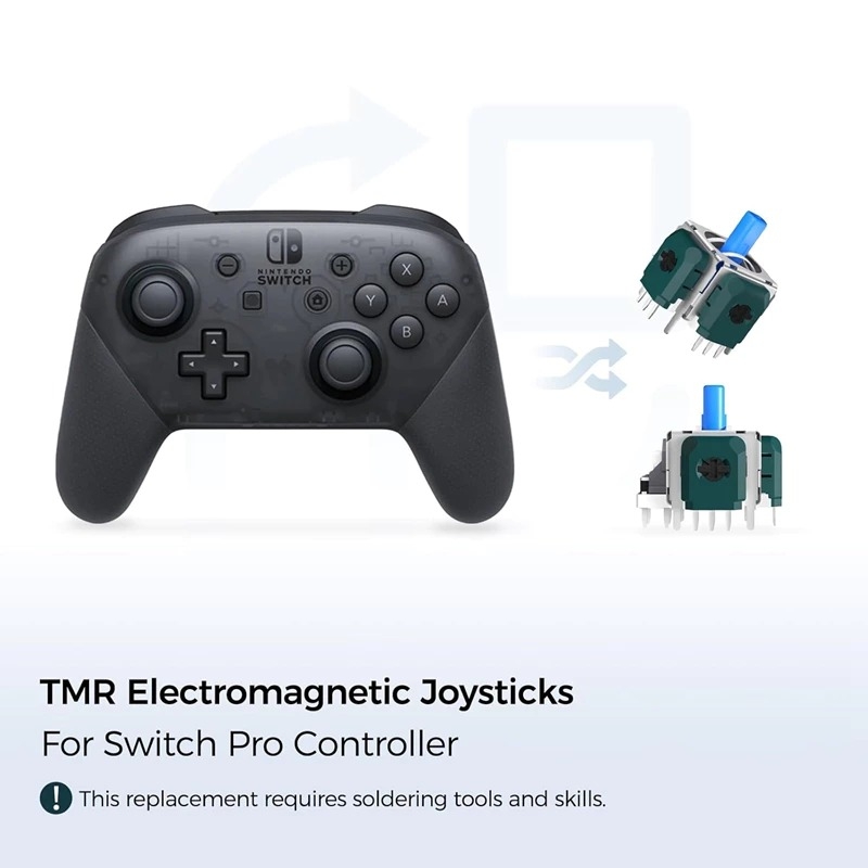 Cần điều khiển chống trôi điện từ  AKNES × HALLPI TMR magnetic resistance Hall effect joystick PS4/PS5/XBOX