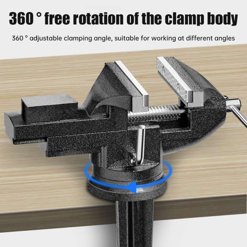 Dụng cụ Eto kẹp kèm đe Greener Mini Bench Dual-Purpose Table Clamp-on Vise With 360