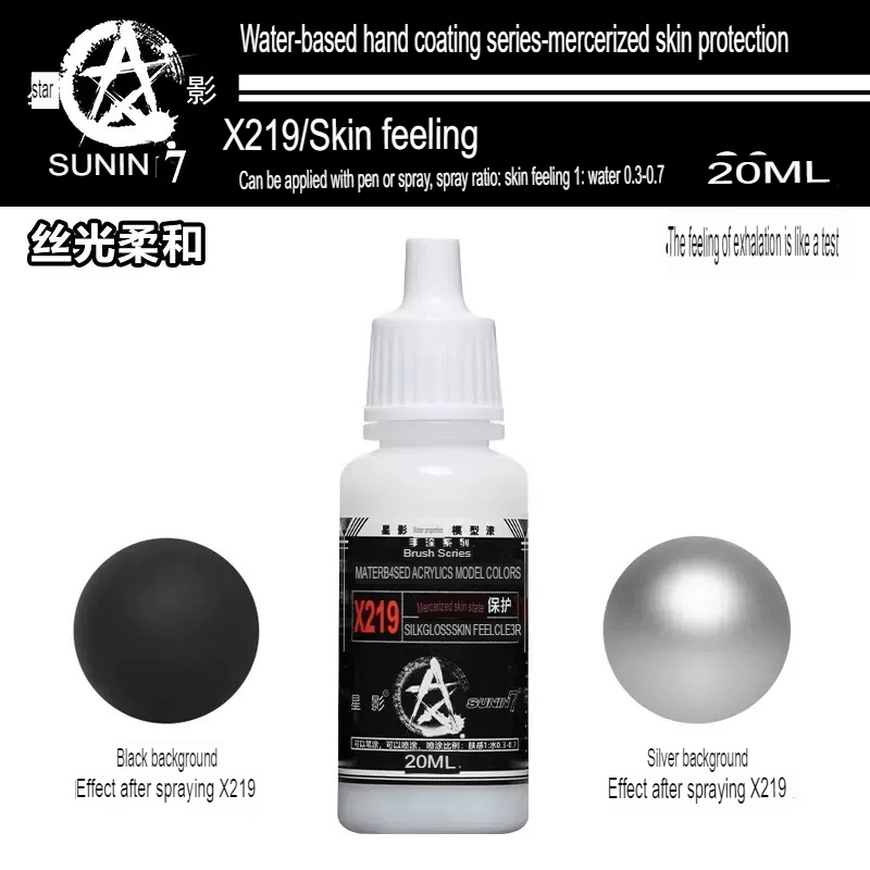 Sơn mô hình Sunin topocoat phủ bảo vệ figure SF01 Scrath Resistance Gloss Flat Clear for Draw Brush/airbrush