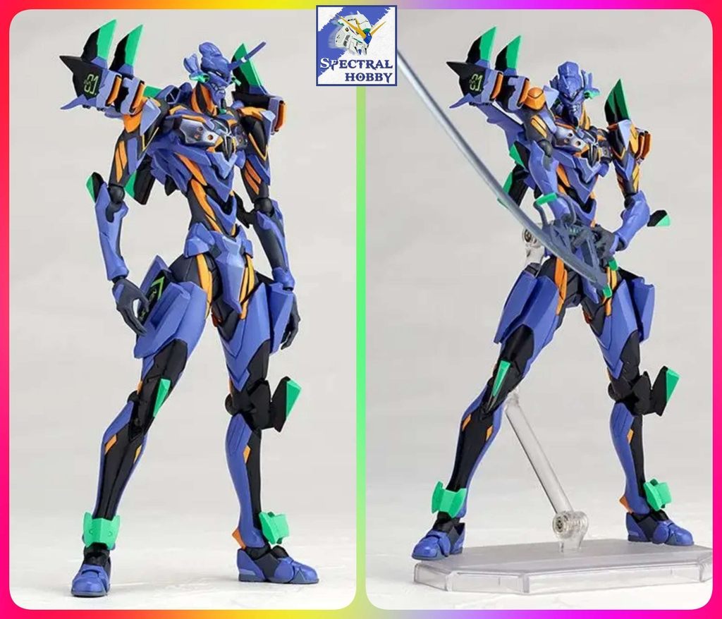 Mô hình Action Figure Revoltech EVA Evolution EVANGELION ANIMA EVA-01 EVA01 MAF