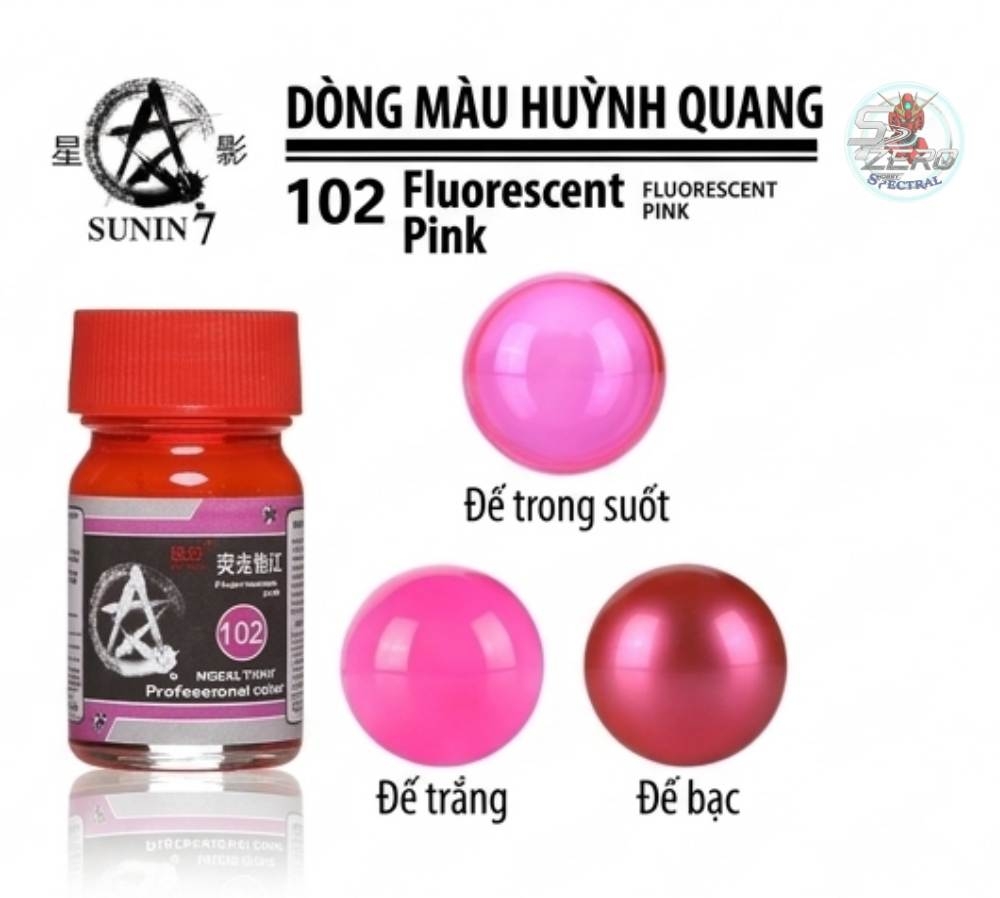 Sơn Sunin Huỳnh Quang Fluorescent Color S101-S108