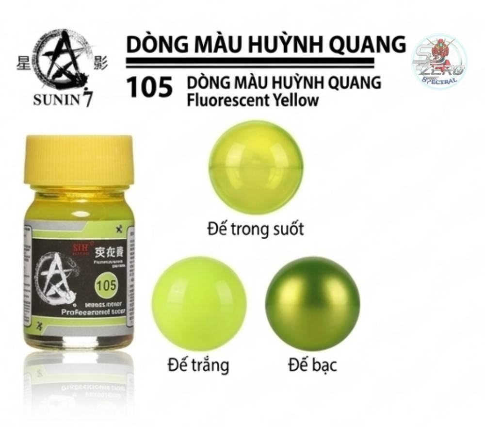 Sơn Sunin Huỳnh Quang Fluorescent Color S101-S108