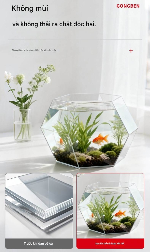 Keo Acrylic đa năng dán trong Glue GONGBEN 9704