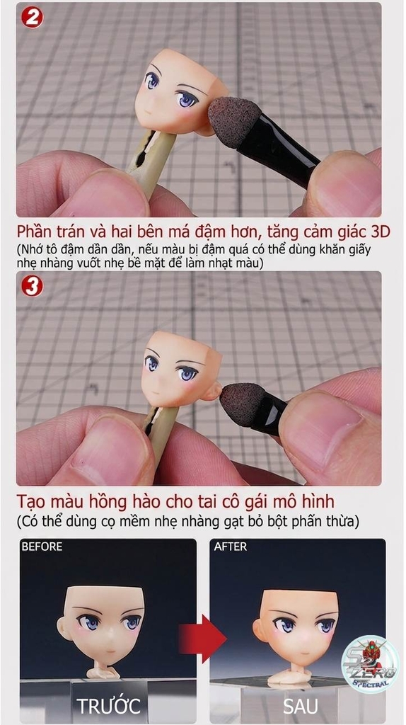 Màu tạo hiệu ứng tông màu da, bụi, bong tróc cháy Hobby Mio Weathering Set mecha  girl coloring