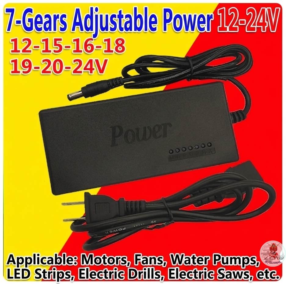 Nguồn DC Adapter 12v-24v 96W-100W laptop và các thiết bị điện DC Adjustable Portable