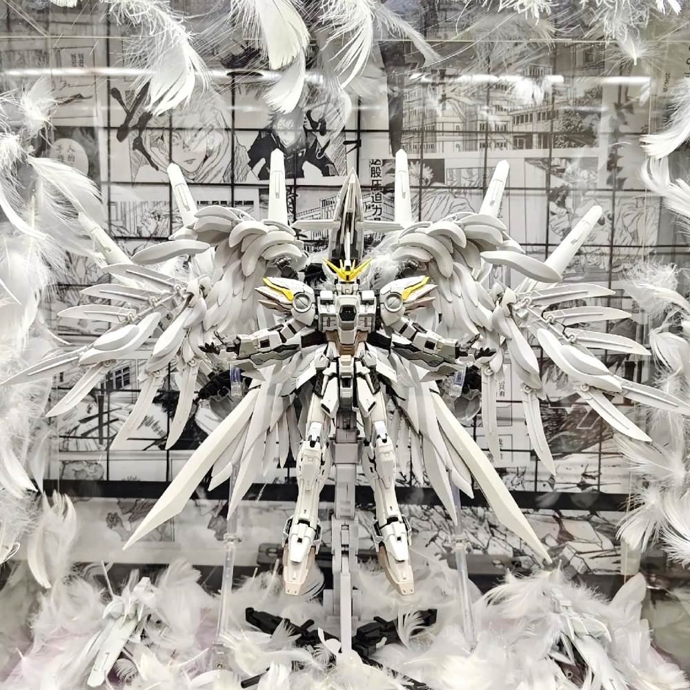 Mô hình lắp ráp MG 8827 Wing Gundam Snow White Prelude 1/100 Daban (Metal Frame)