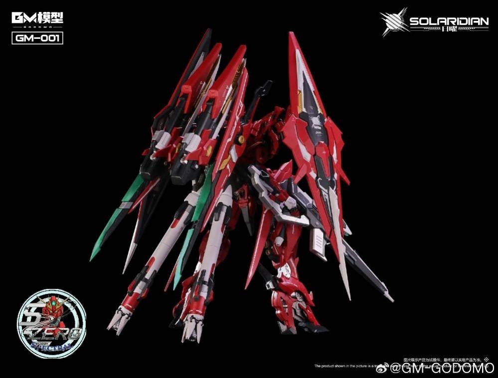 Mô hình lắp ráp MG 1/72 Solaridian Nhật diệu GM GODOMO GM-001 metal frame