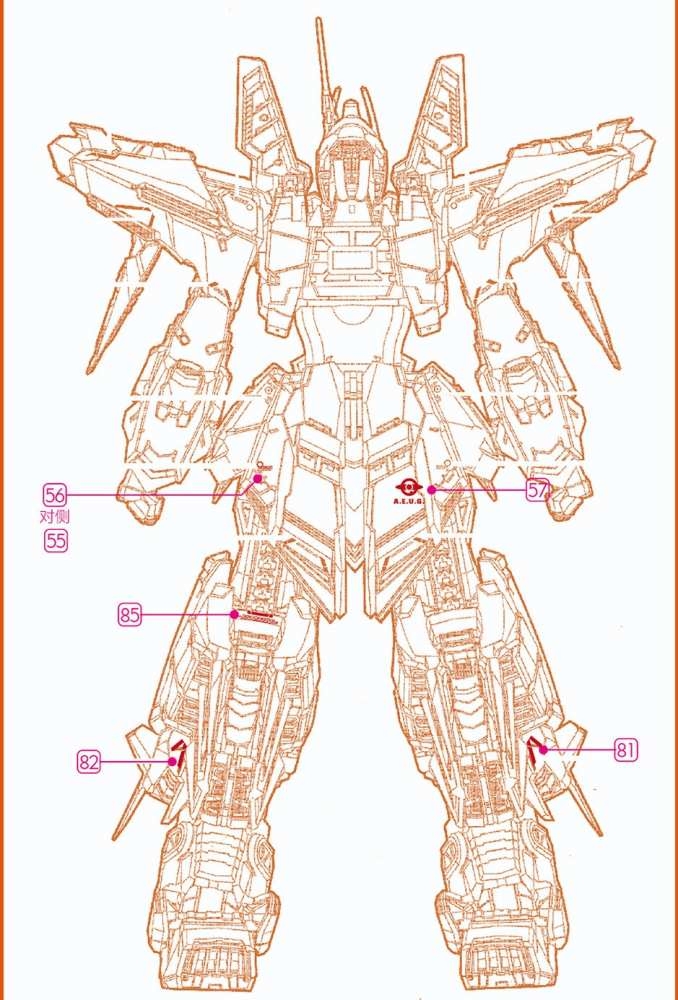 Decal nước Hyaku Shiki Kai MG HG các loại Water Sticker