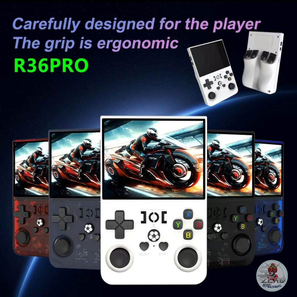 Máy chơi game R36 PRO - Retro Handheld Console 3.5 Inch Screen
