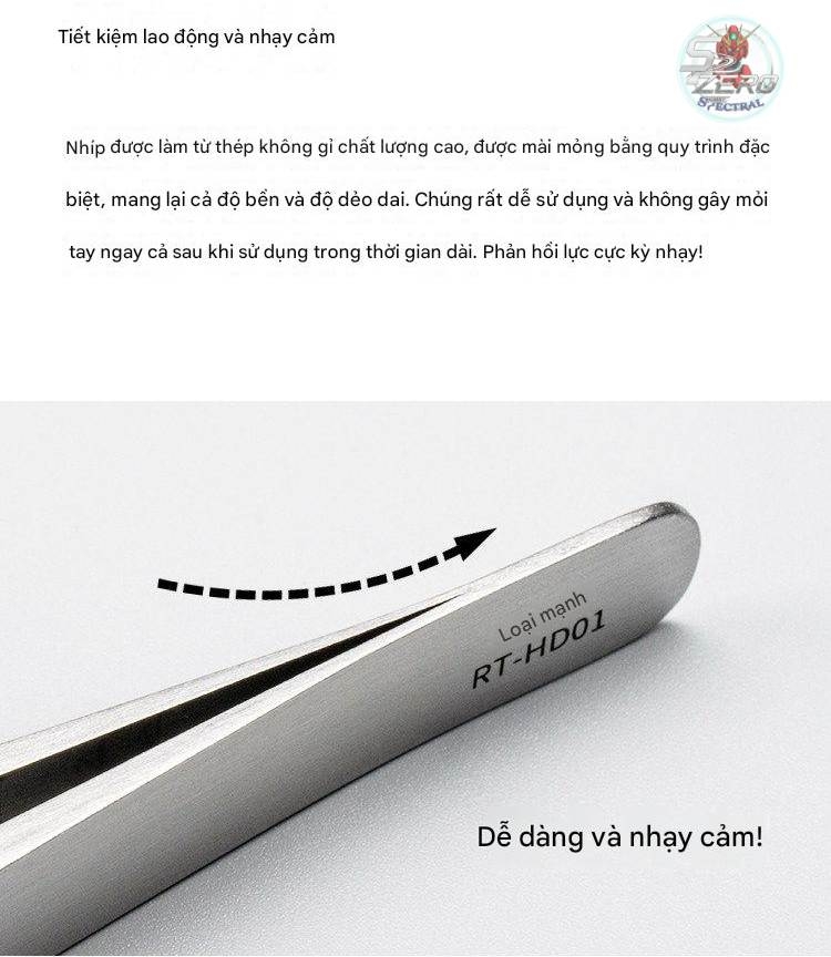 Nhíp gắp mô hình Strong Precision Tweezers RT-HD01 HD02 - RAY Studio