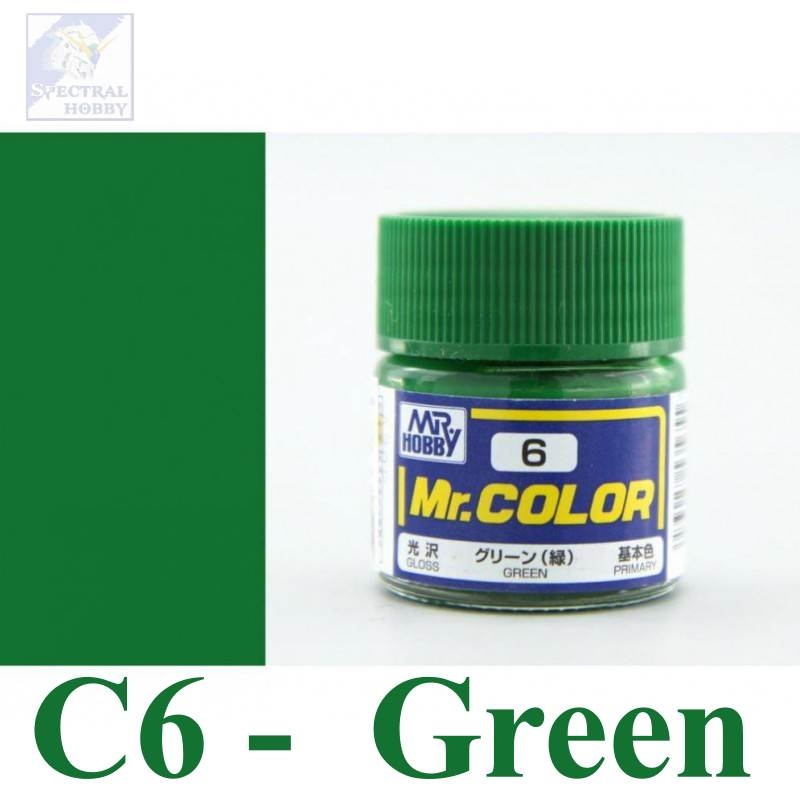 Sơn mô hình Mr.hobby color Green series (các tông màu xanh lá) paint lacquer C-series