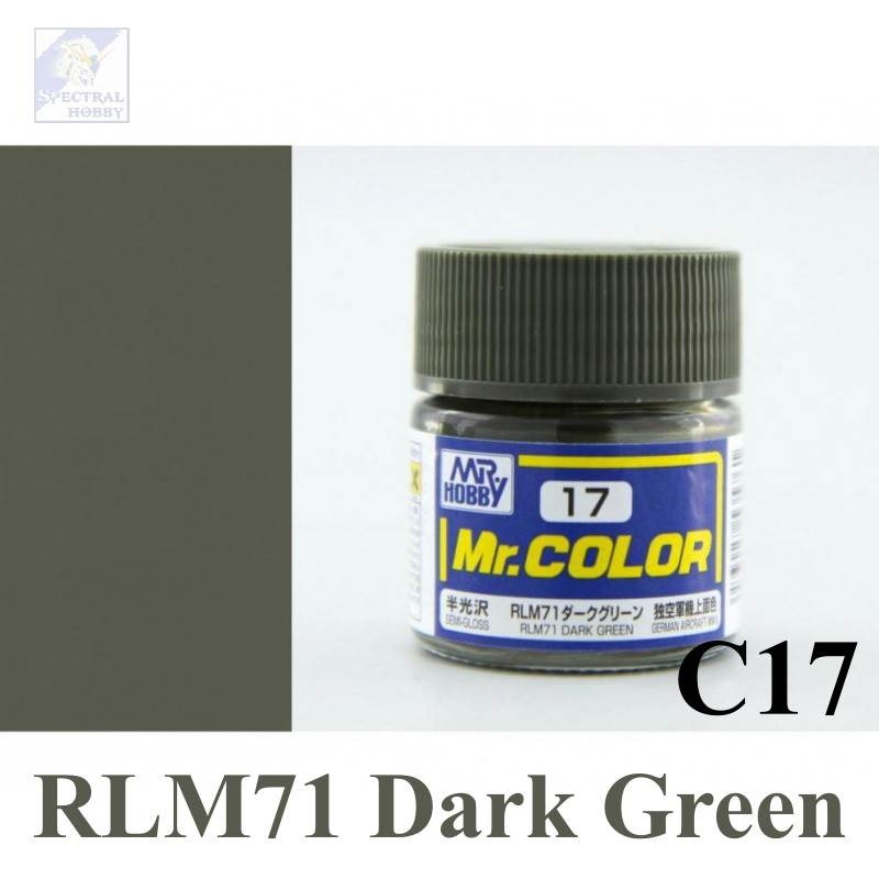 Sơn mô hình Mr.hobby color Green series (các tông màu xanh lá) paint lacquer C-series