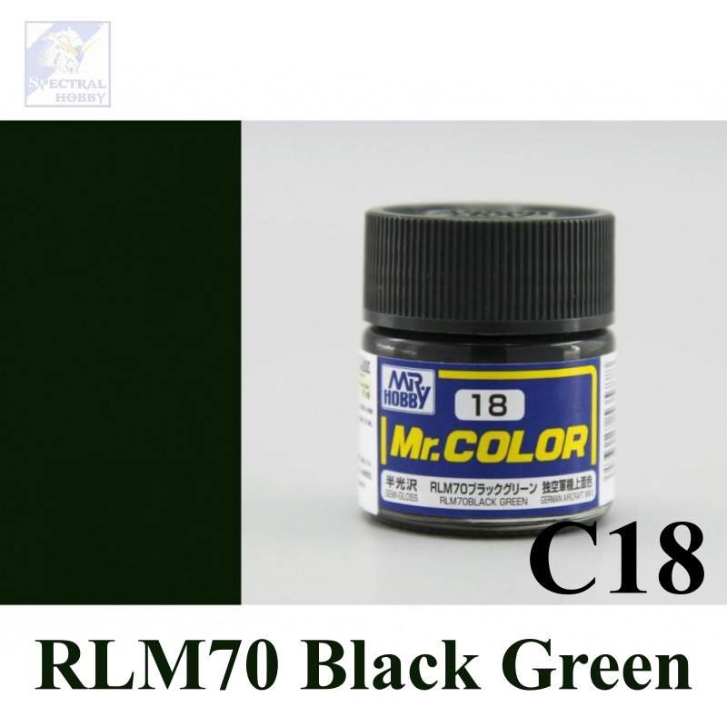 Sơn mô hình Mr.hobby color Green series (các tông màu xanh lá) paint lacquer C-series