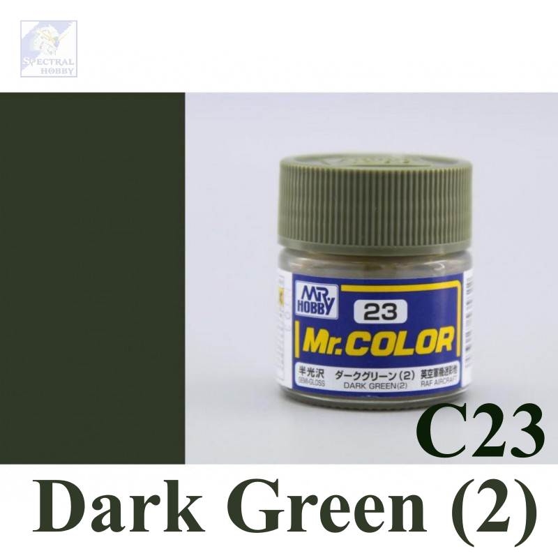 Sơn mô hình Mr.hobby color Green series (các tông màu xanh lá) paint lacquer C-series
