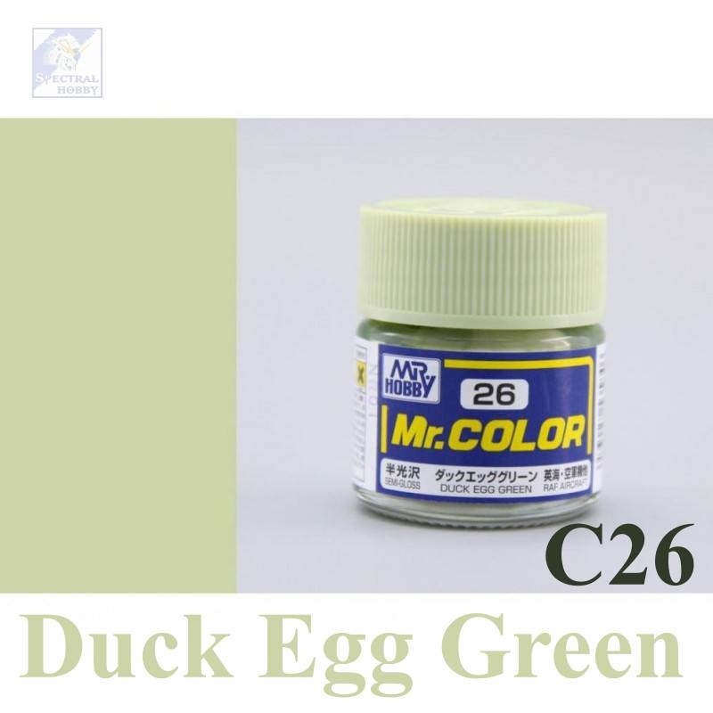 Sơn mô hình Mr.hobby color Green series (các tông màu xanh lá) paint lacquer C-series