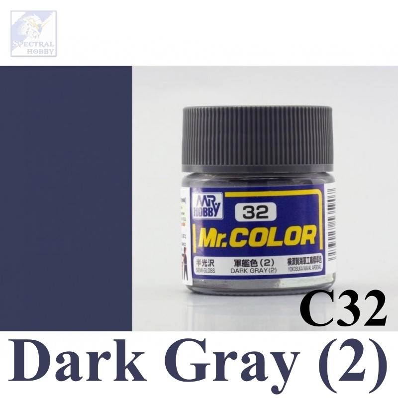 Sơn mô hình Mr.hobby color Gray series (các tông màu xám) paint lacquer C-series