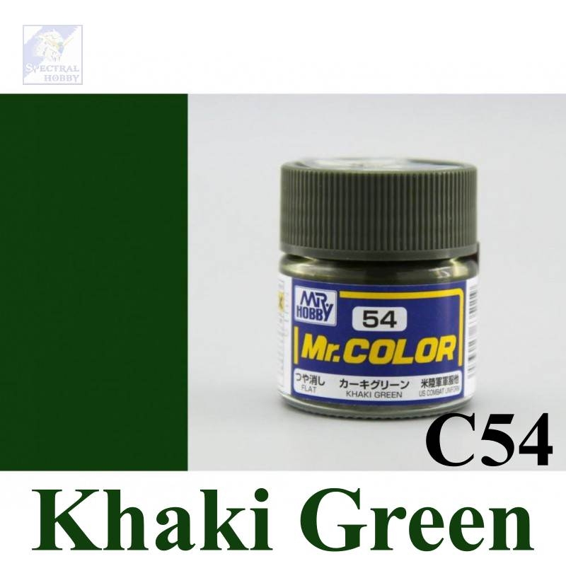 Sơn mô hình Mr.hobby color Green series (các tông màu xanh lá) paint lacquer C-series