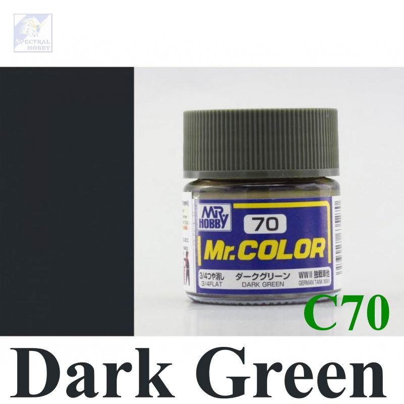 Sơn mô hình Mr.hobby color Green series (các tông màu xanh lá) paint lacquer C-series
