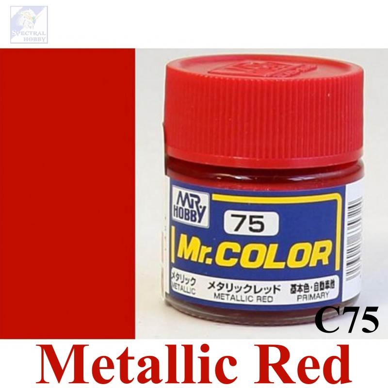 Sơn mô hình mr.hobby GX metallic color lacquer series - red black yellow gold blue green silver