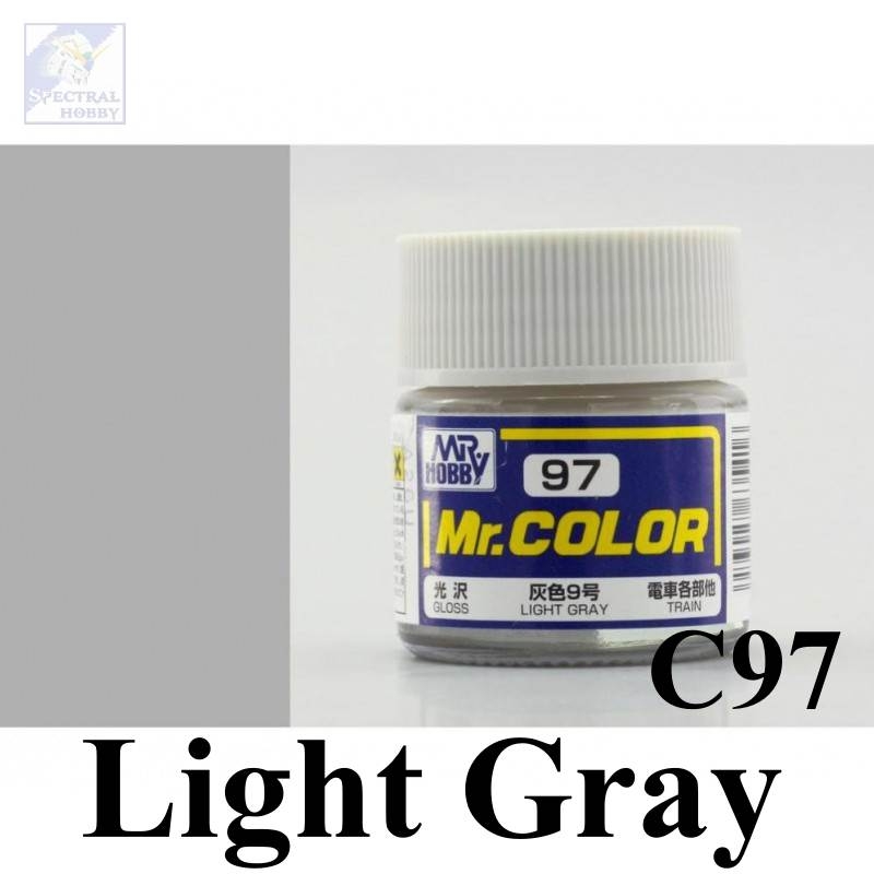 Sơn mô hình Mr.hobby color Gray series (các tông màu xám) paint lacquer C-series