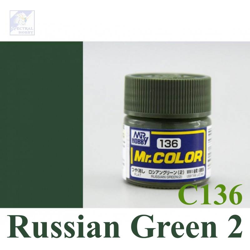 Sơn mô hình Mr.hobby color Green series (các tông màu xanh lá) paint lacquer C-series