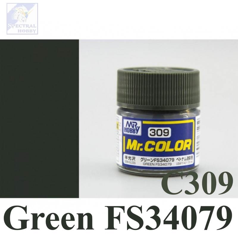 Sơn mô hình Mr.hobby color Green series (các tông màu xanh lá) paint lacquer C-series