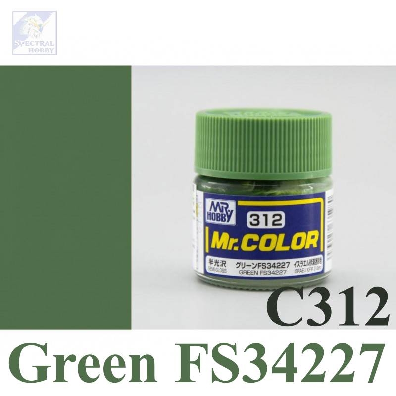 Sơn mô hình Mr.hobby color Green series (các tông màu xanh lá) paint lacquer C-series
