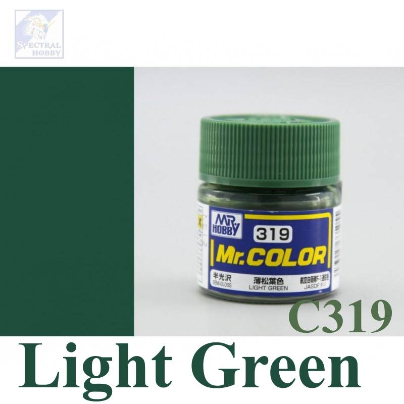 Sơn mô hình Mr.hobby color Green series (các tông màu xanh lá) paint lacquer C-series