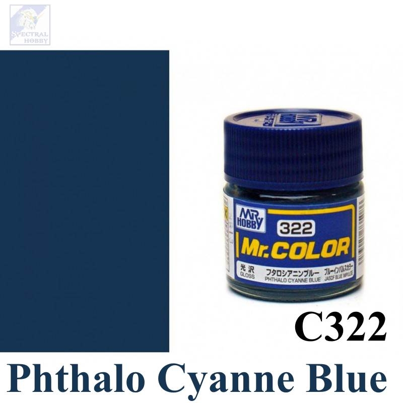 Sơn mô hình Mr.hobby color Blue series (các tông màu blue) paint lacquer C-series