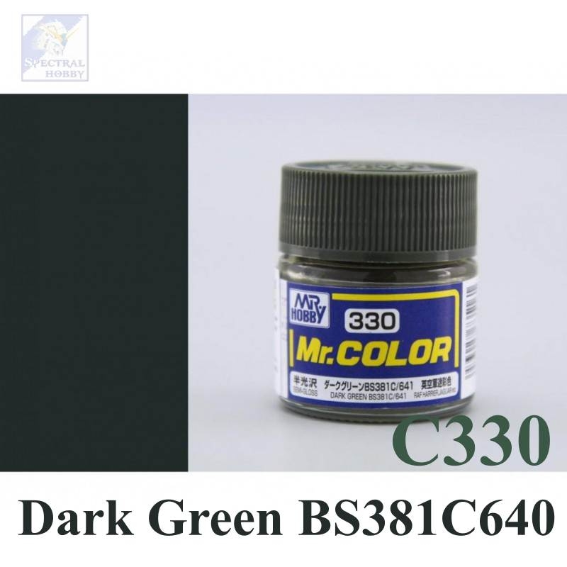 Sơn mô hình Mr.hobby color Green series (các tông màu xanh lá) paint lacquer C-series