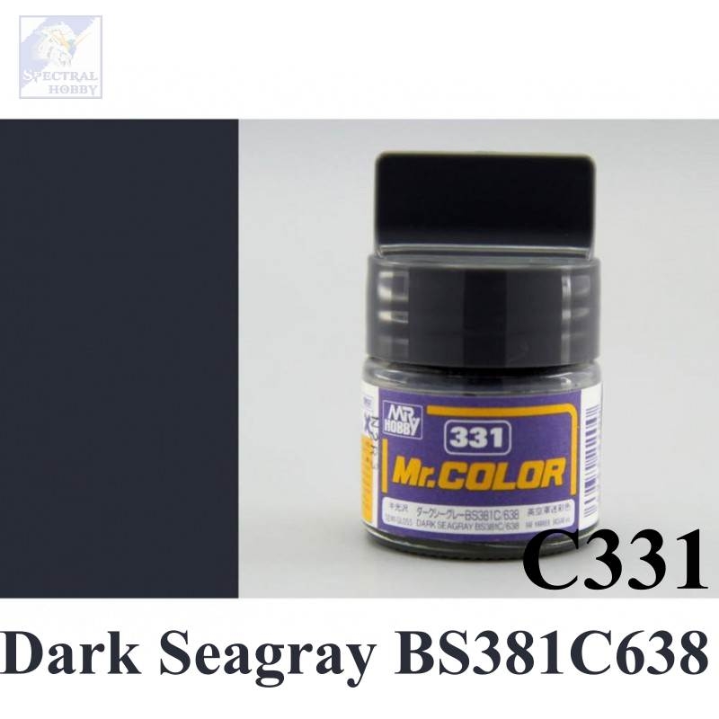 Sơn mô hình Mr.hobby color Gray series (các tông màu xám) paint lacquer C-series