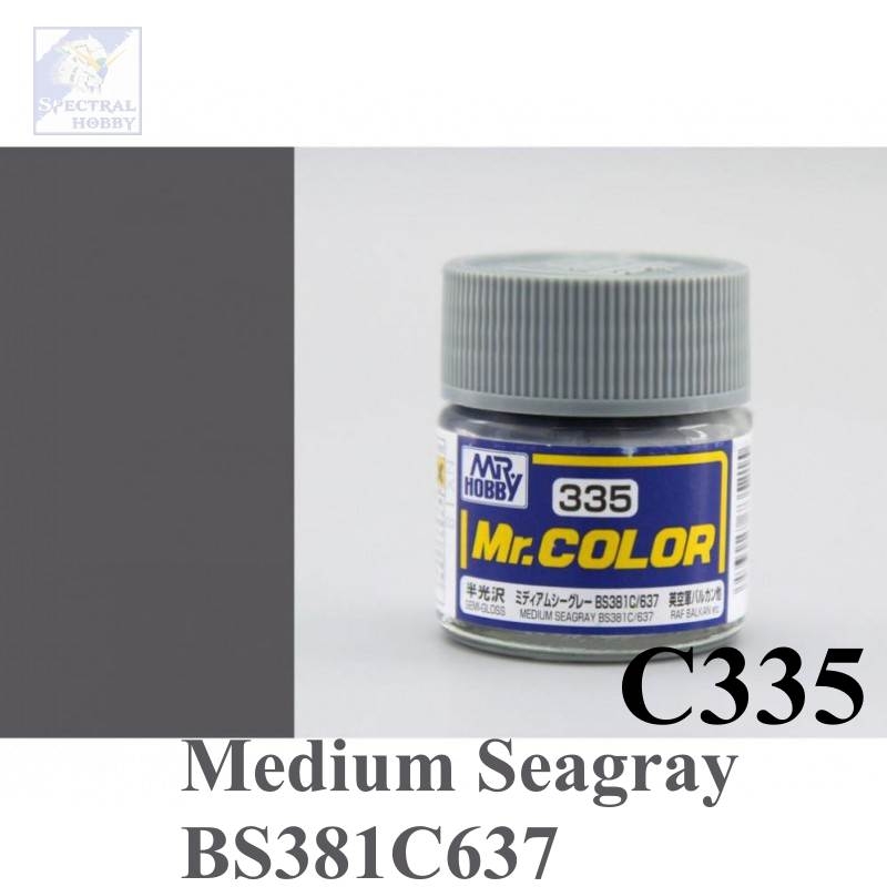 Sơn mô hình Mr.hobby color Gray series (các tông màu xám) paint lacquer C-series