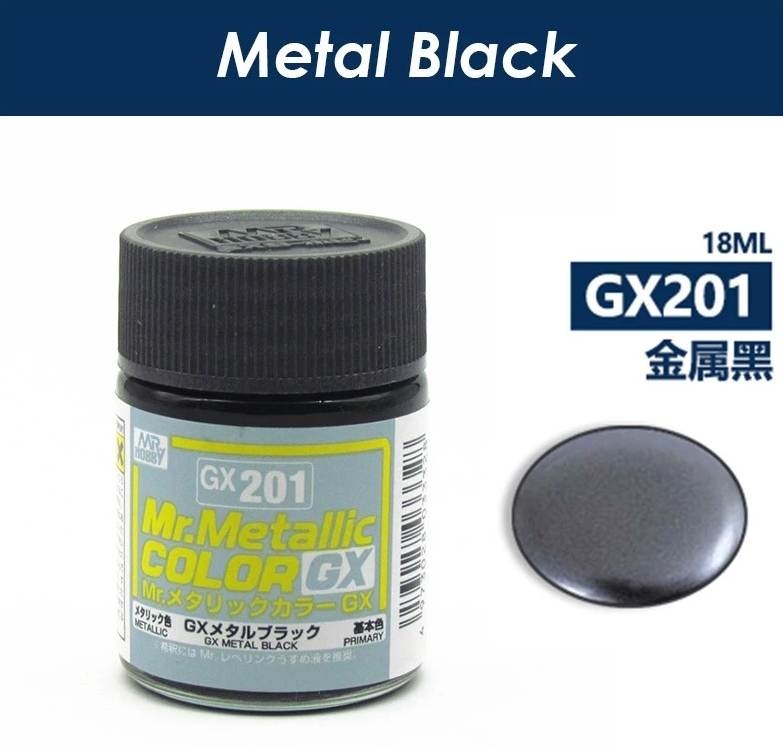 Sơn mô hình mr.hobby GX metallic color lacquer series - red black yellow gold blue green silver