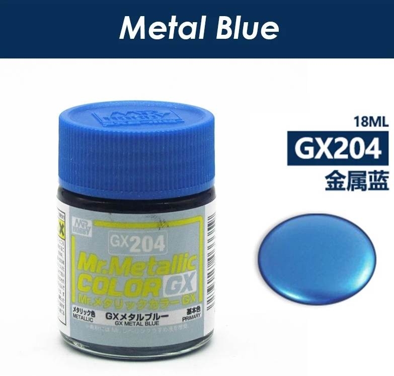 Sơn mô hình mr.hobby GX metallic color lacquer series - red black yellow gold blue green silver