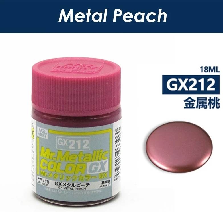 Sơn mô hình mr.hobby GX metallic color lacquer series - red black yellow gold blue green silver