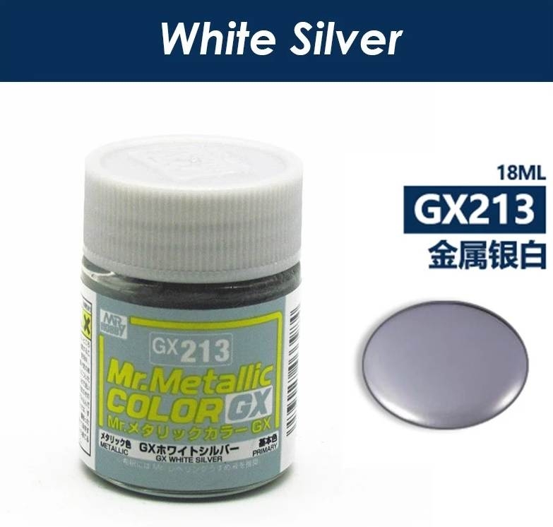 Sơn mô hình mr.hobby GX metallic color lacquer series - red black yellow gold blue green silver