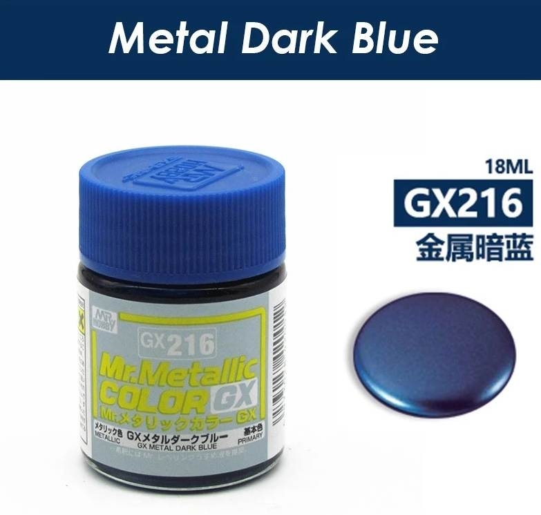 Sơn mô hình mr.hobby GX metallic color lacquer series - red black yellow gold blue green silver