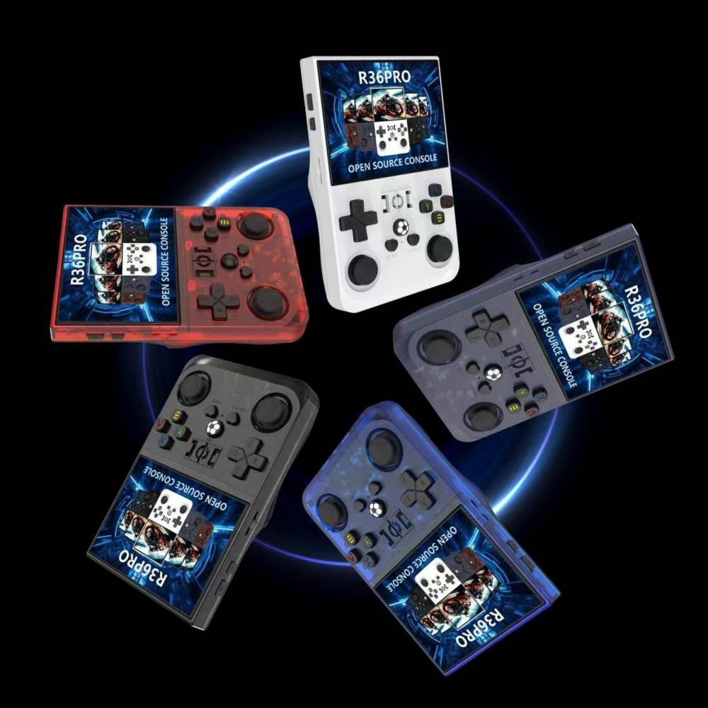 Máy chơi game R36 PRO - Retro Handheld Console 3.5 Inch Screen