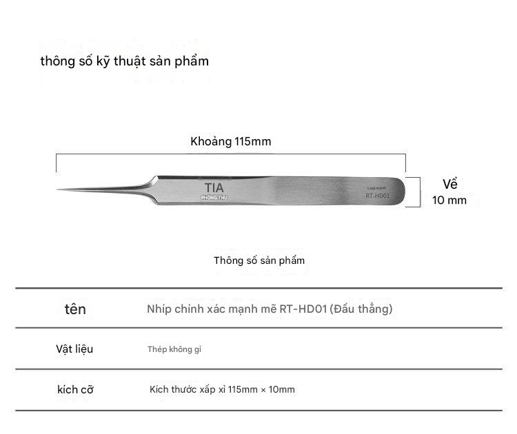 Nhíp gắp mô hình Strong Precision Tweezers RT-HD01 HD02 - RAY Studio