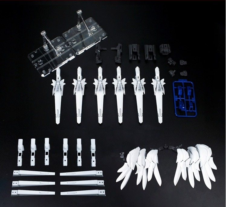 Phụ kiện lắp ráp MG 1/100 HIRM Snow White Wing Zero Pack Wing cannon (sp không kèm gundam)
